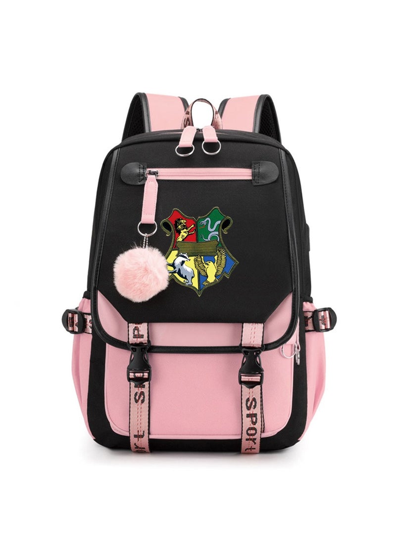 Student advanced schoolbag large capacity -: Hogwarts