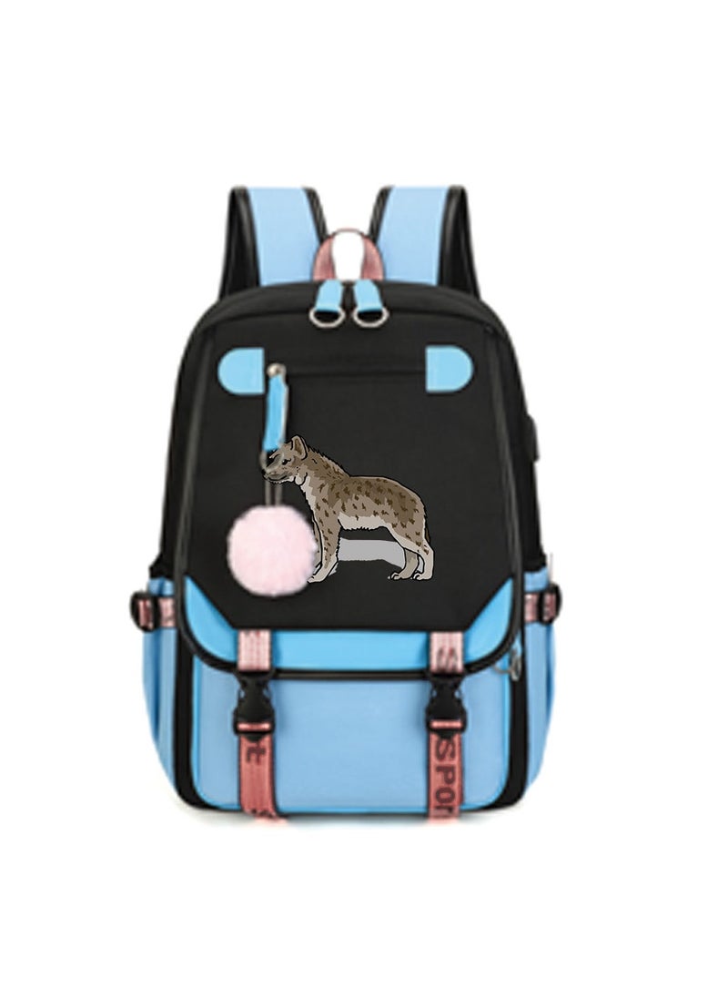 Student creative pattern backpack three-piece set 3D butterfly series men's and women's large-capacity computer backpack combination,21- Three-piece set - 4 - 100