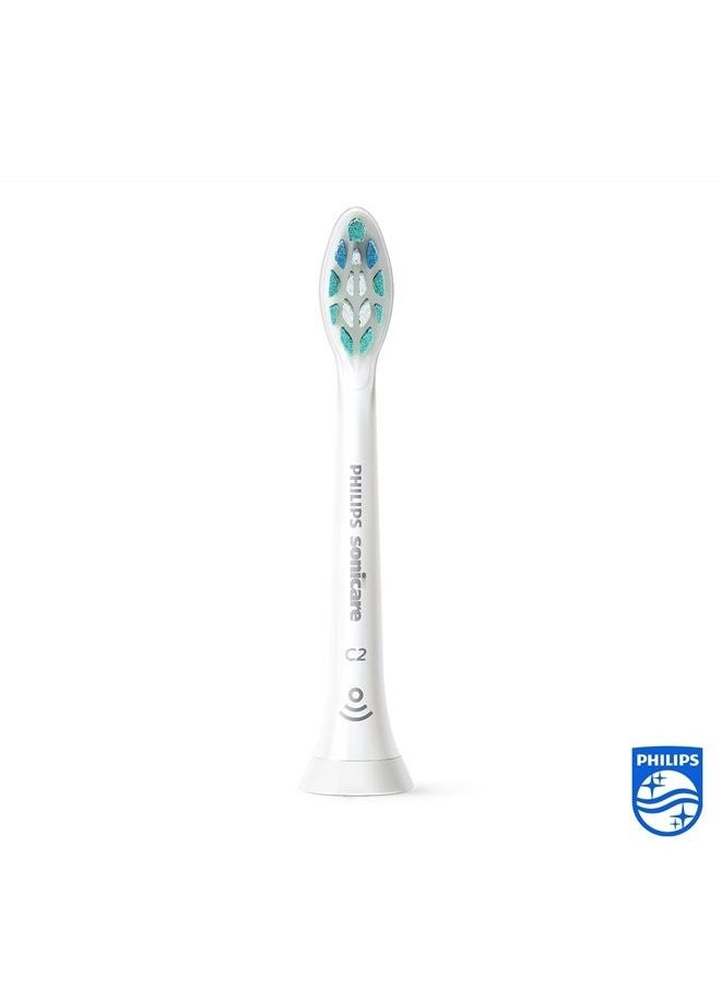 Philips Sonicare Optimal Plaque Defence BrushSync Enabled Replacement Brush Heads, 2pk, White - HX9022/12