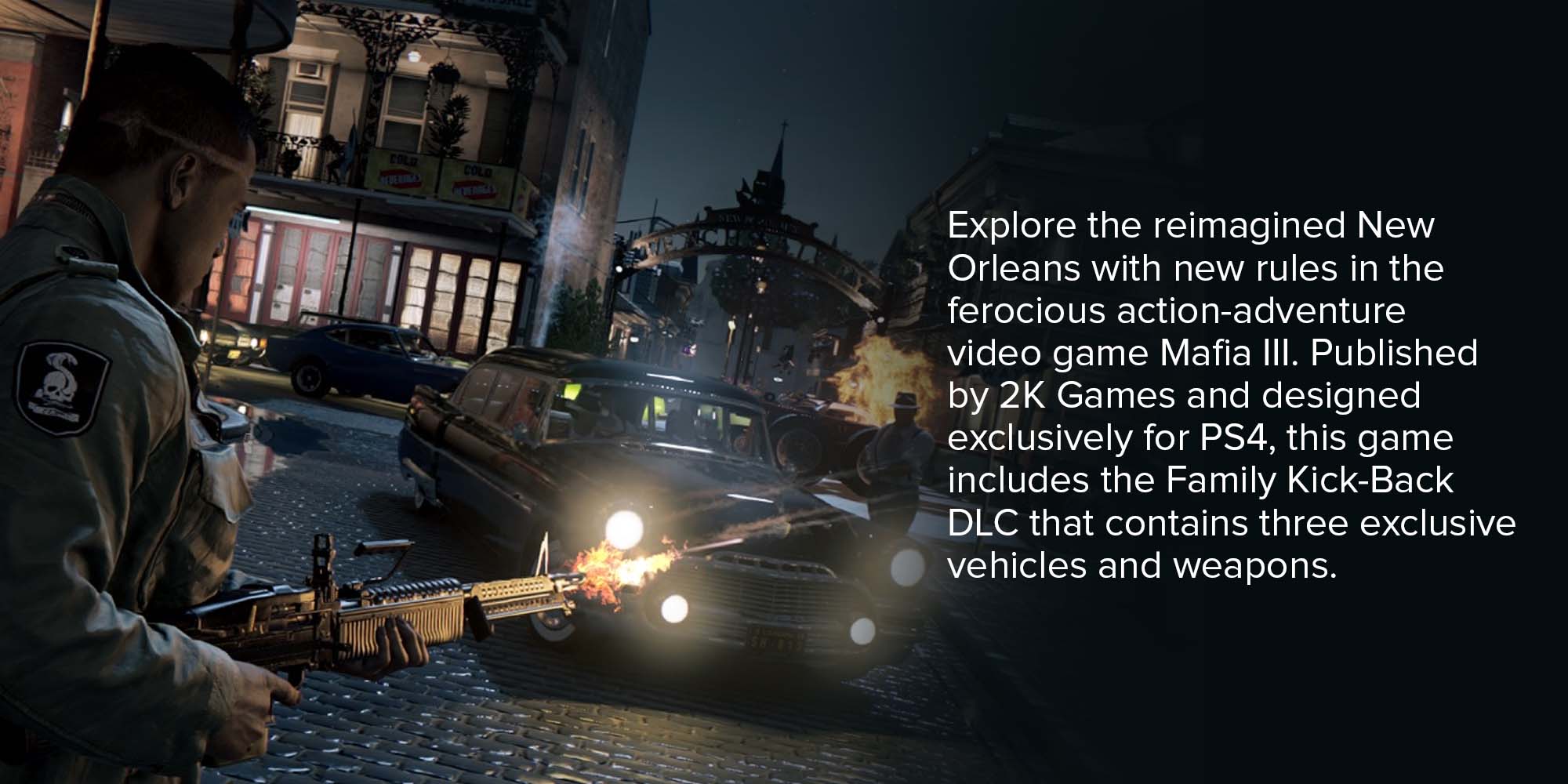 Mafia 3 With Family Kick Back DLC - Action & Shooter - PlayStation 4 (PS4)