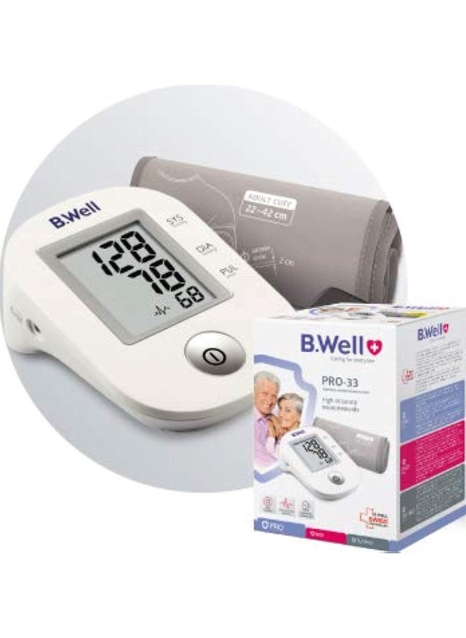 PRO-33 Automatic Blood Pressure Monitor – Accurate and Easy-to-Use Device for Home Monitoring