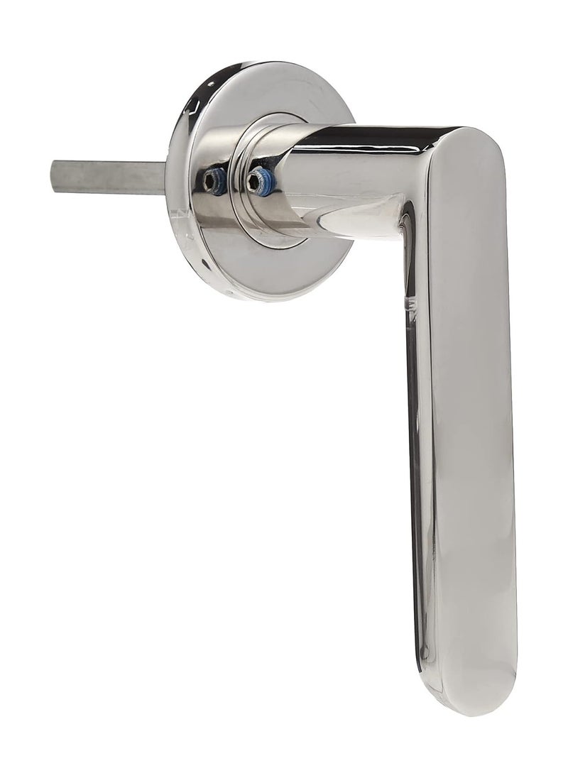 Yale Decorative Stainless Steel Aisi 304 Door Handle And Rosette Set, Elisa Design, Polish Steel Finish