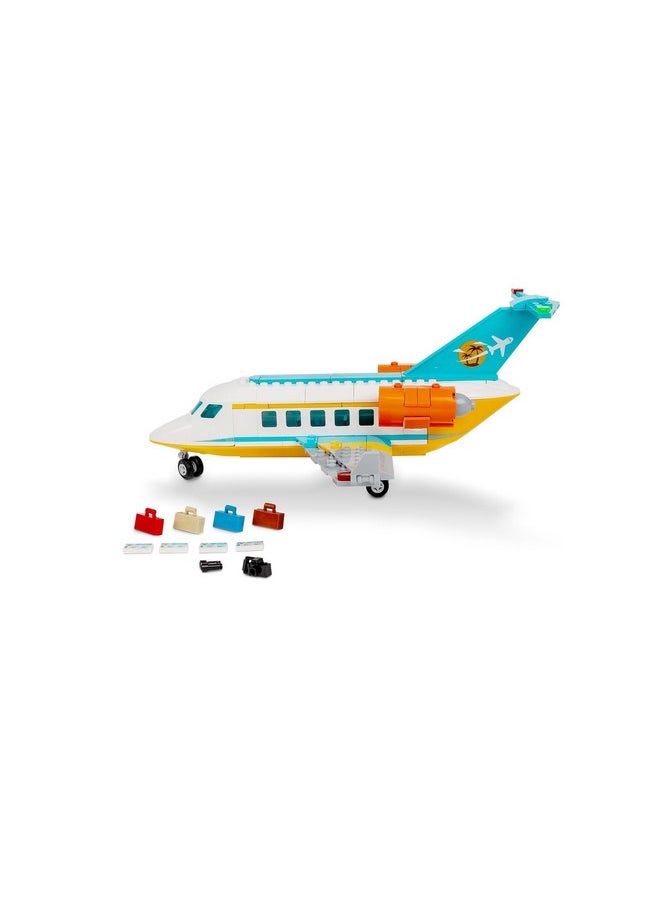 Vacation Airlines Airplane Building Blocks, Plane Model Kit, Building Bricks Sets For Adults Or Kids 6 Year Old +, Home Decor, Quality Blocks Compatible With Lego & Major Brands, 176 Pieces