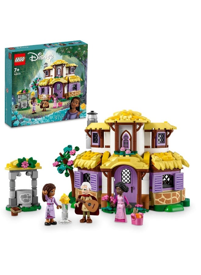 Disney Princess Asha’S Cottage 43231 Building Toy Set (509 Pieces)