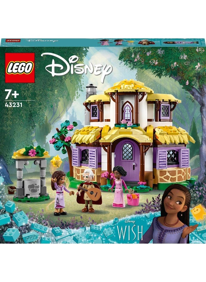 Disney Princess Asha’S Cottage 43231 Building Toy Set (509 Pieces)