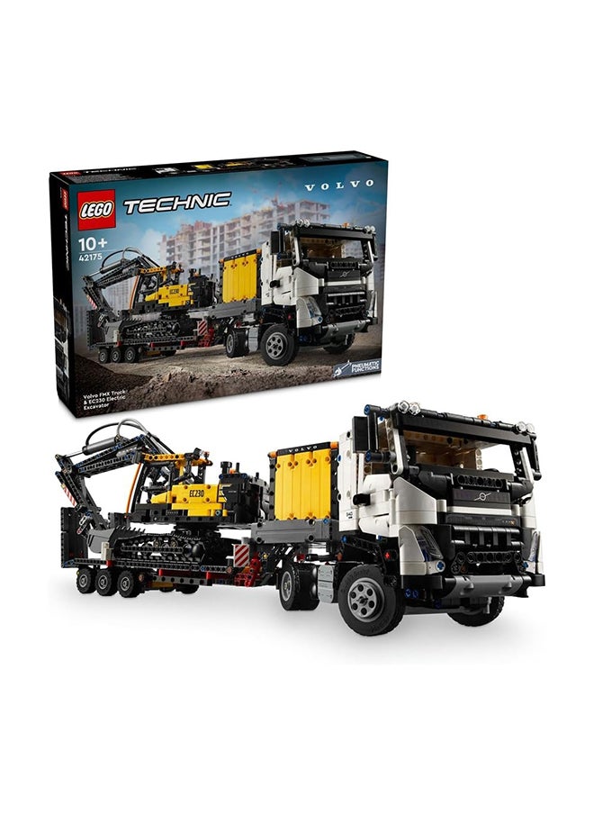 LEGO Technic Volvo FMX Truck & EC230 Electric Excavator Toy for 10 Plus Year Old Boys & Girls, Vehicle Building Set for Kids Who Love Heavy-Duty Construction Models, Birthday Gift Idea, 42175