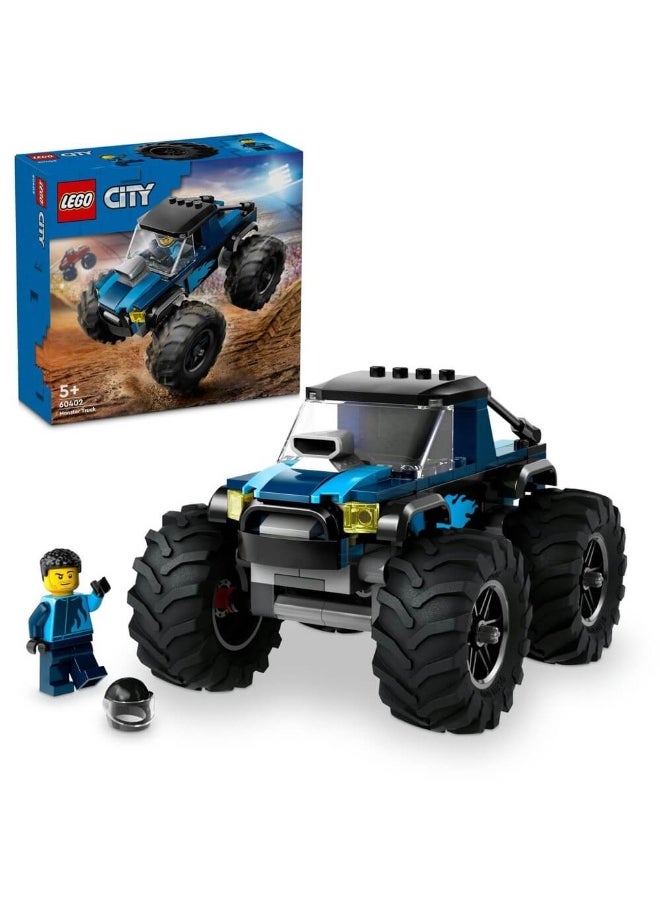 City Blue Monster Truck Off-Road 60402 Building Toy Set (148 Pieces)