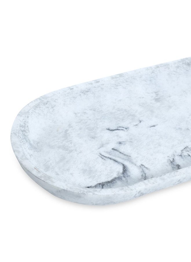 Birkin Tray, Silver- 32X15 Cm