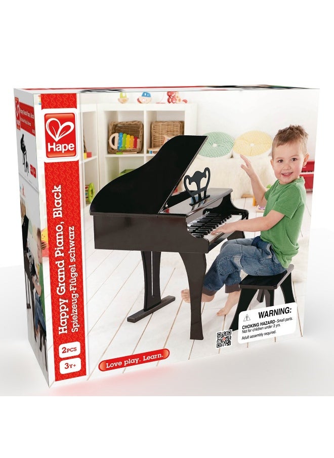 Happy Grand Piano (Black)