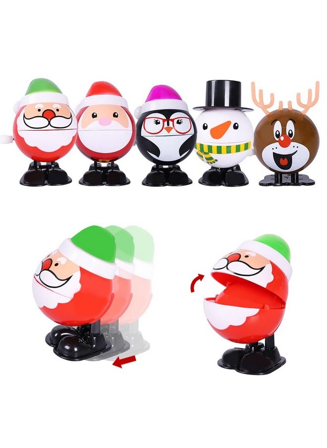 12Pcs Christmas Wind Up Stocking Stuffers Toys Assortment For Christmas Party Favors Goody Bag Filler (Christmas Wind Up Toys)