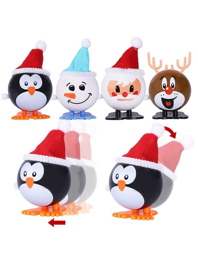 12Pcs Christmas Wind Up Stocking Stuffers Toys Assortment For Christmas Party Favors Goody Bag Filler (Christmas Wind Up Toys)
