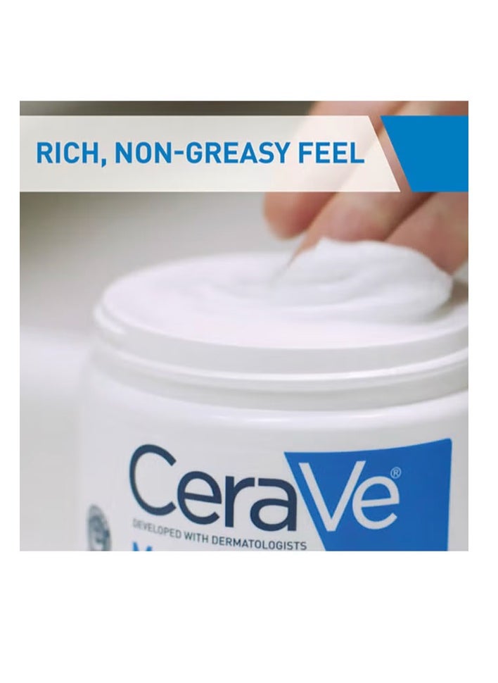 CERAVE Moisturizing Cream For Dry Skin With Hyaluronic Acid 454grams