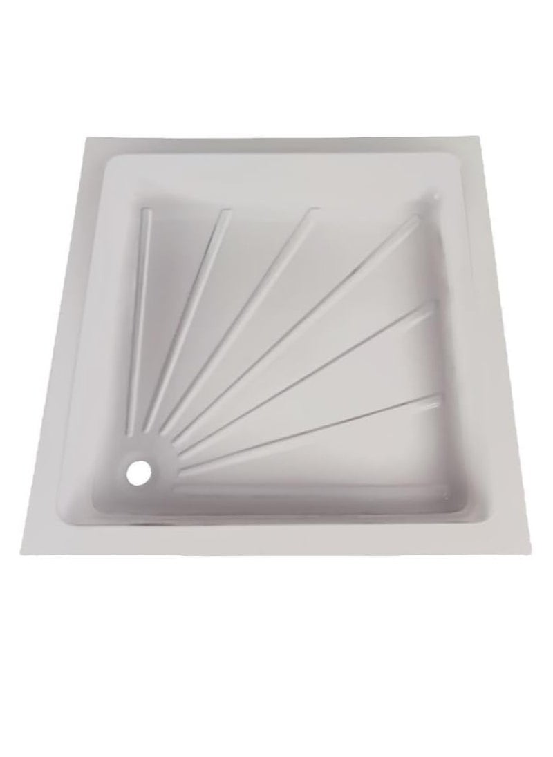 Fiber Shower Tray 70x70 With Waste Fitting 1.5 Inch