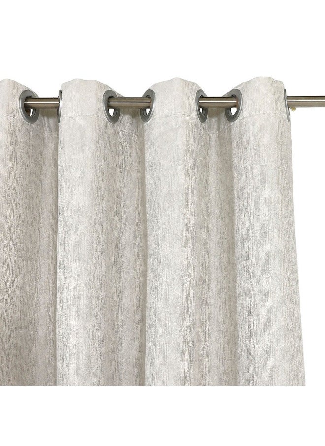 Sean Jacquard Bathroom Curtain, Off-White - 140X240Cm