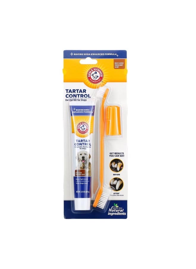 Tartar Control Dental Kit for Dogs Beef