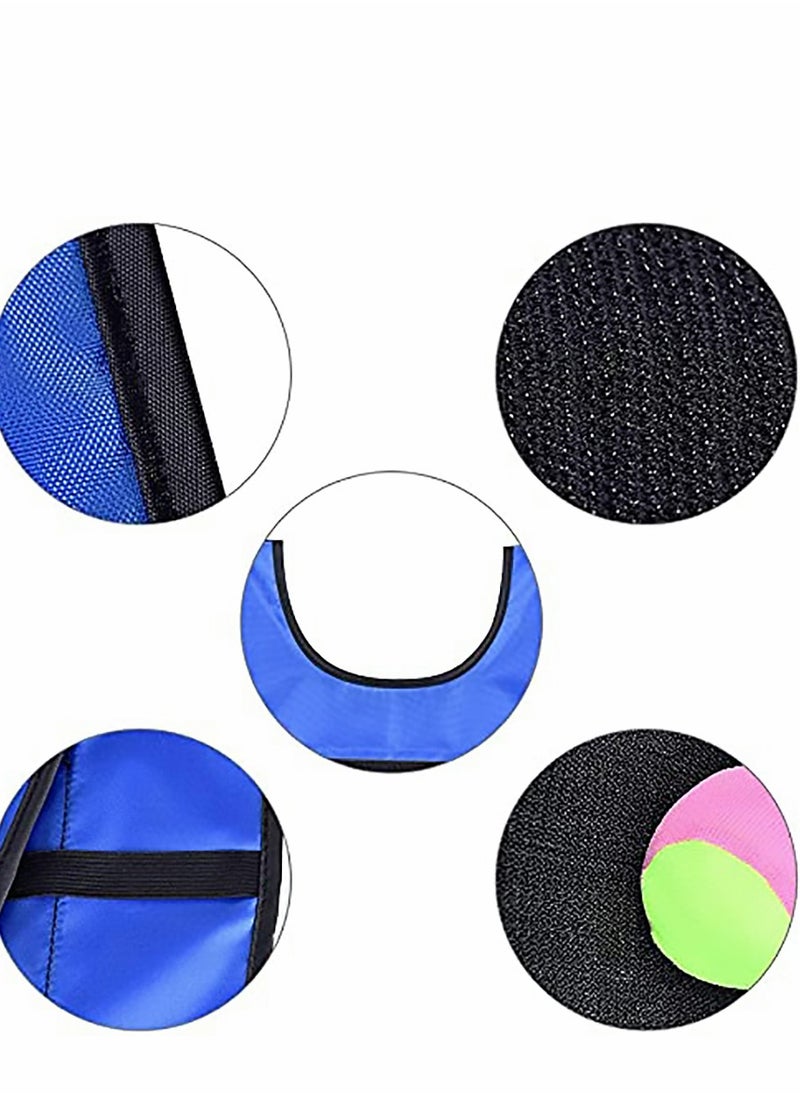 Dodgeball Game Set, 2 Sticky Target Vests with 10 Cotton Balls Throwing Parent-Child Interaction Playground Games Toy for Indoor Outdoor