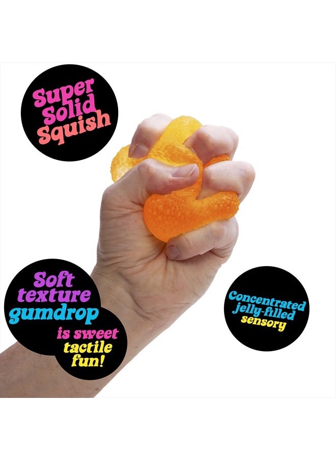 NeeDoh Gumdrop - Textured Sensory Toy with Super Solid Squish - 2.5