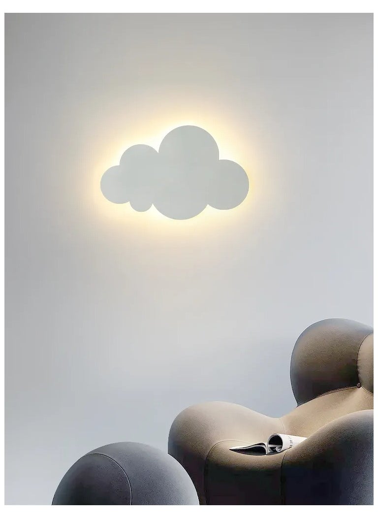 Children's Wall Lamps Bedrooms For Boys And Girls Modern Minimalist Backgrounds Walls Stairs Internet Famous Clouds Sreative Room Headboard Decorations