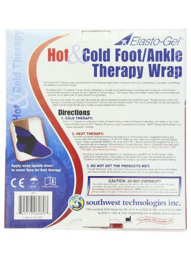 Elasto Gel Hot/Cold Wrap,foot and Ankle Wrap