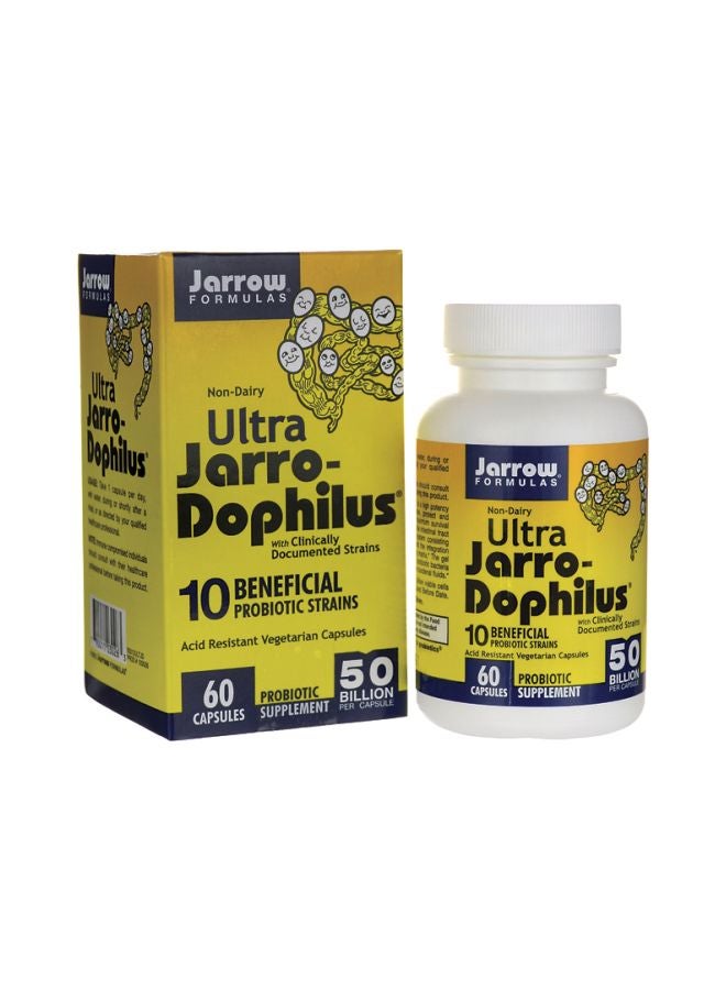 Ultra Jarro-Dophilus Dietary Supplement - 60 Capsules