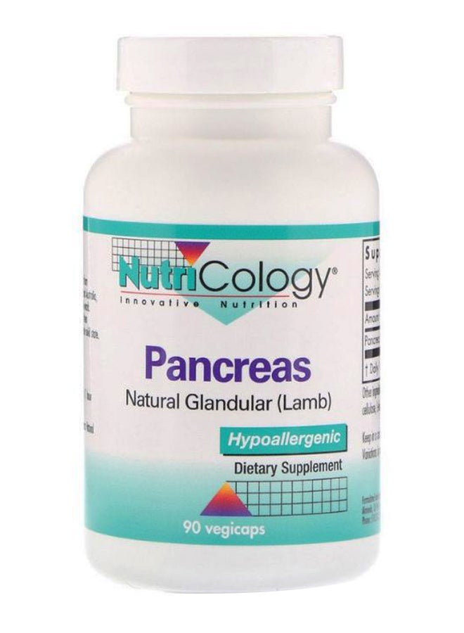 Pancreas Natural Glandular - 90 Vegetarian Capsules