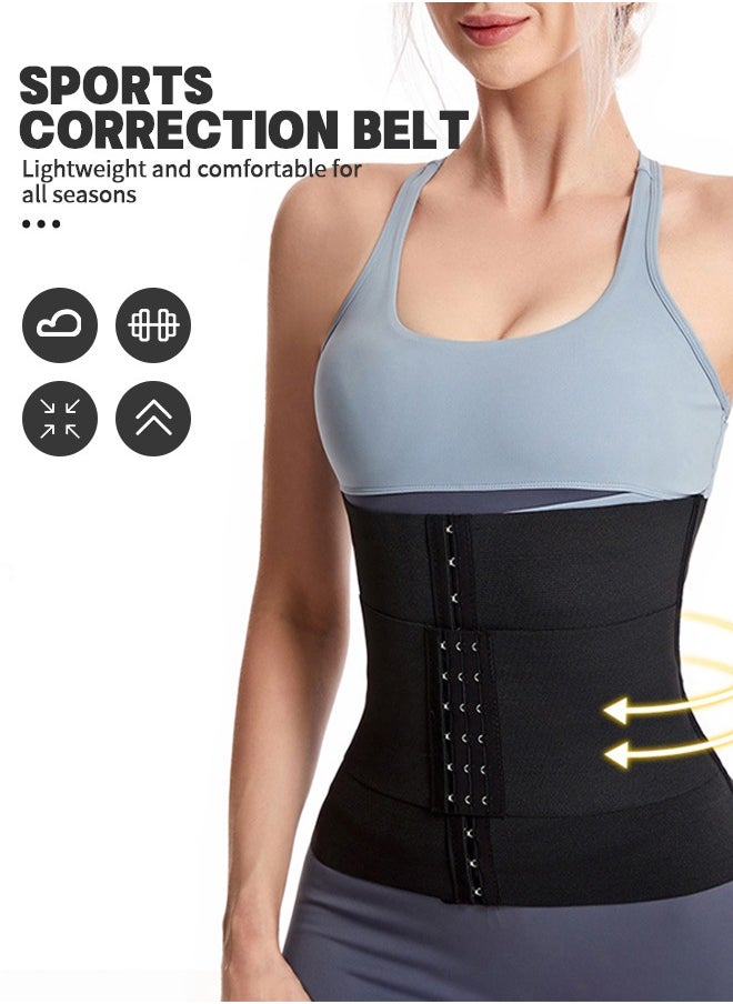 Waist Trainer Workout Waist Cincher Trimmer Adjustable Workout Girdle Body Shaper Underbust Waist Corsets Tummy Control Hourglass Body Shapewear M