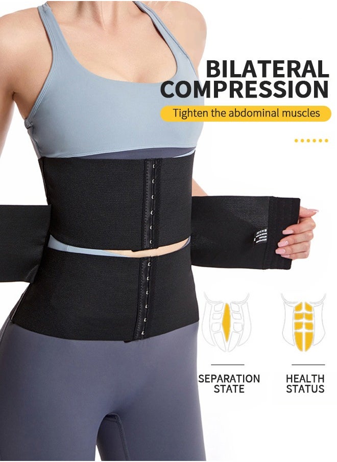 Waist Trainer Workout Waist Cincher Trimmer Adjustable Workout Girdle Body Shaper Underbust Waist Corsets Tummy Control Hourglass Body Shapewear M