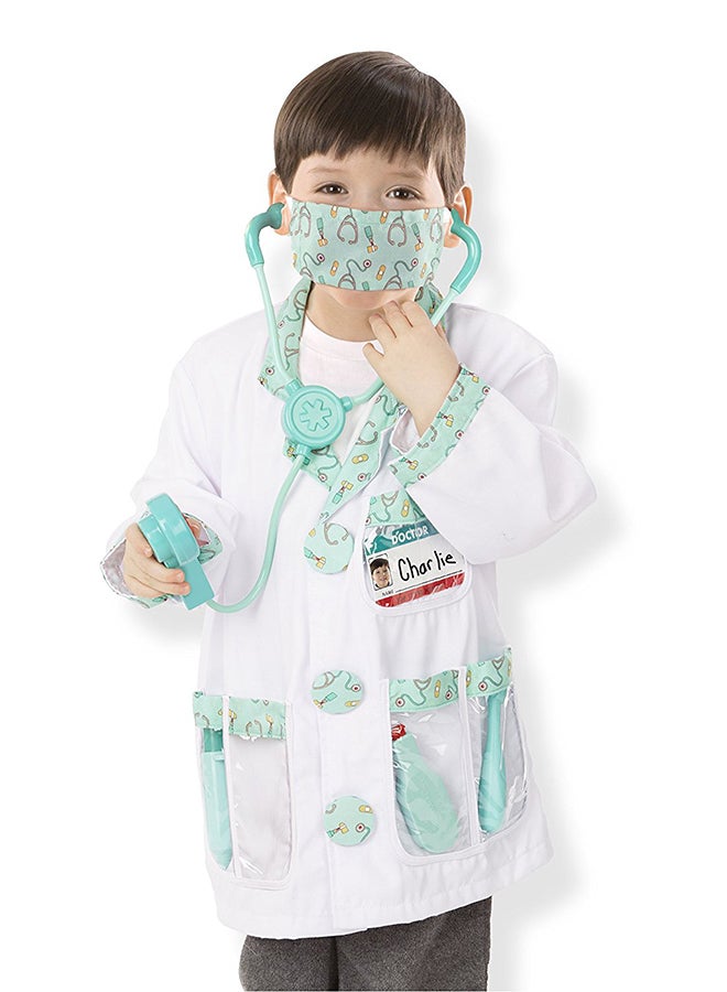 6-Piece Doctor Role Play Costume Set