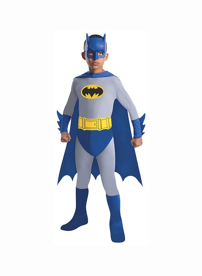 The Brave And The Bold Batman Costume With Mask and Cape