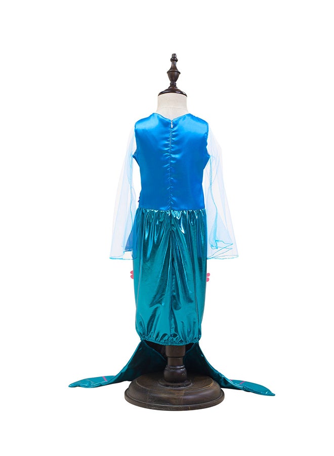 Long Sleeve Mesh Mermaid Costume