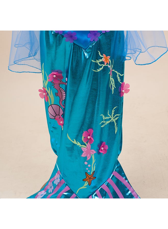Long Sleeve Mesh Mermaid Costume