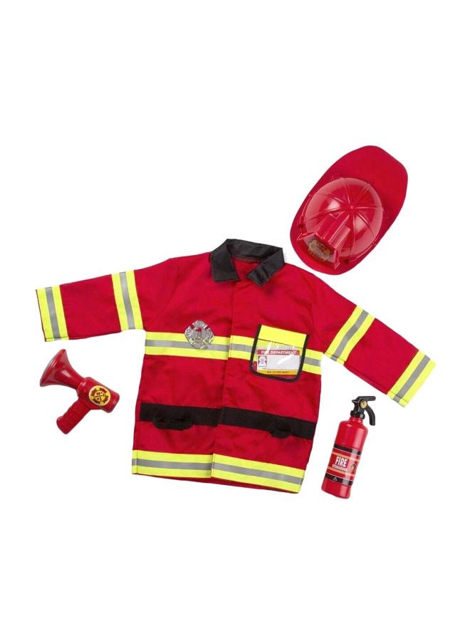 6-Piece Fire Chief Role Play Costume Set 4834 20 x 16inch