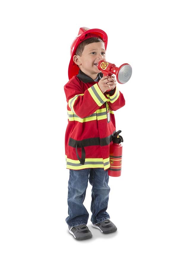 6-Piece Fire Chief Role Play Costume Set 4834 20 x 16inch