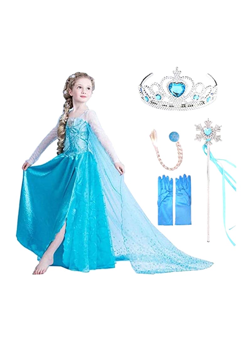 Vanstar Snow Queen Costume With Accessory Set