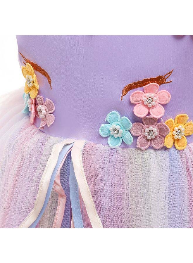 Long Unicorn Gauze Princess Holiday Costume 150cm