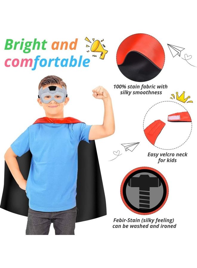 6-Piece Superhero Costumes For Kids one sizecm