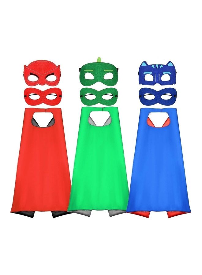 3-Piece Superhero Costumes For Kids one sizecm