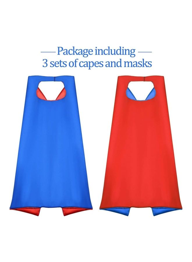3-Piece Superhero Costumes For Kids one sizecm