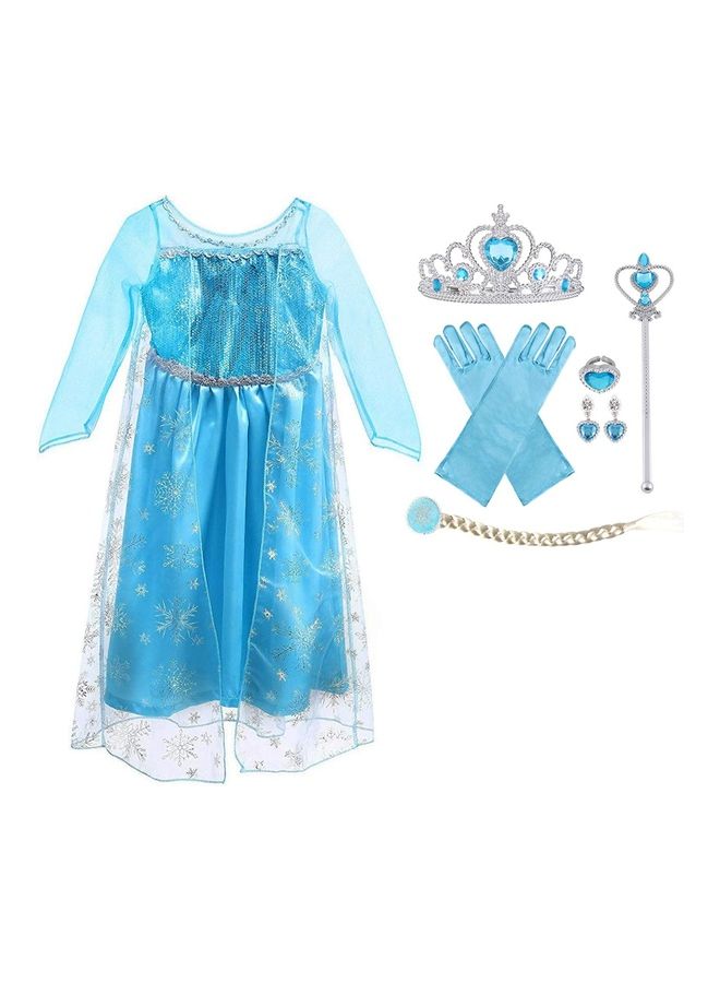 Fairy Tale Princess Costume With Accessory Set 140cm