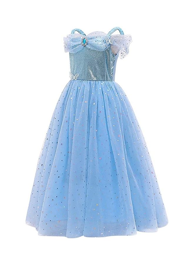 Sofia Aurora Cinderella Princess Fancy Dress Costume With Accessories Set 71x67x90cm