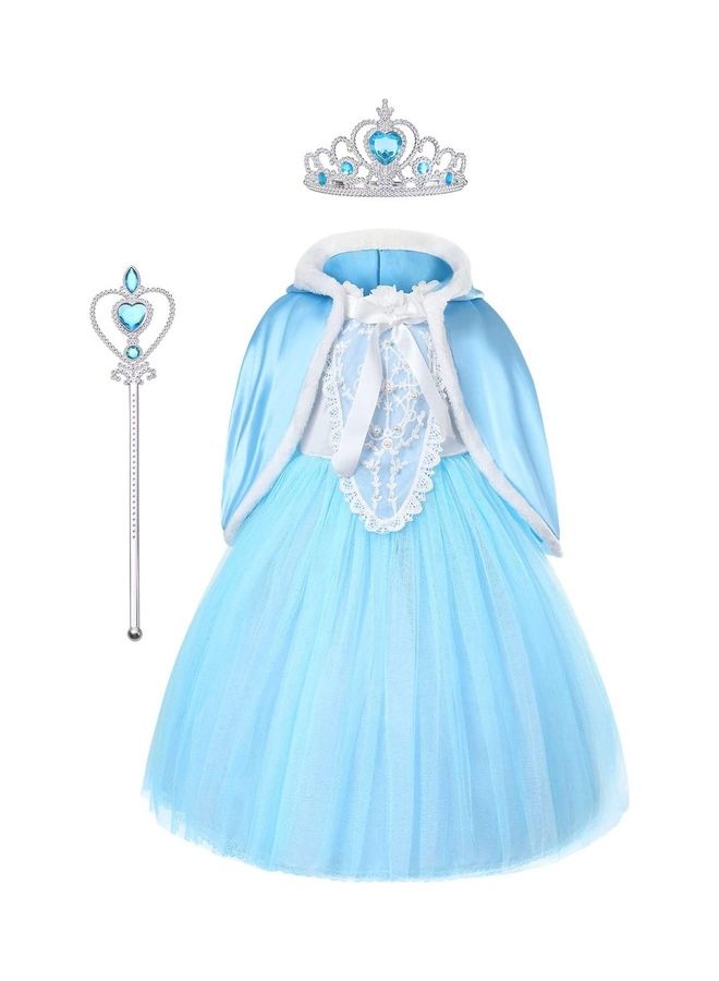 Fairy Tale Princess Costume With Accessory Set 140cm