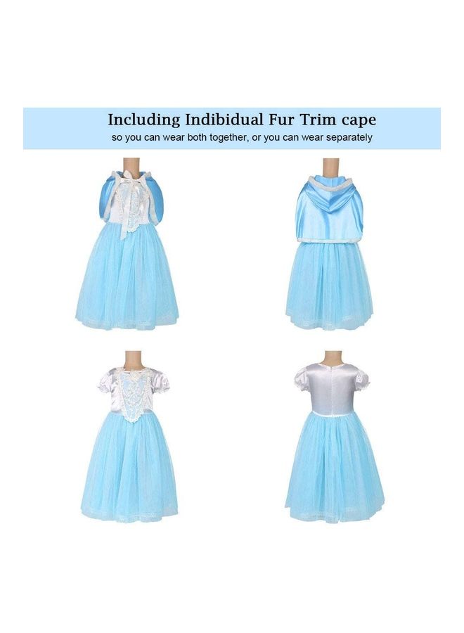 Fairy Tale Princess Costume With Accessory Set 140cm