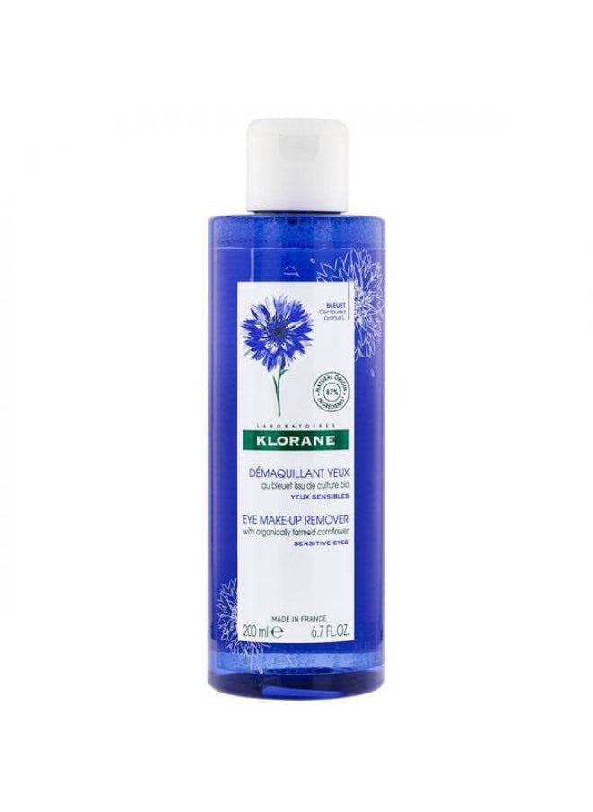 KLORANE Soothing Eye Makeup Remover with Organic Cornflower for Sensitive Skin 200ml