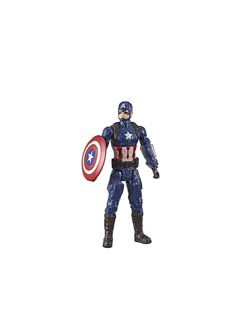 Avengers Endgame Titan Hero Series Action Figures - Captain America, Iron Spider, Black Panther, Iron Man (Set of 4)