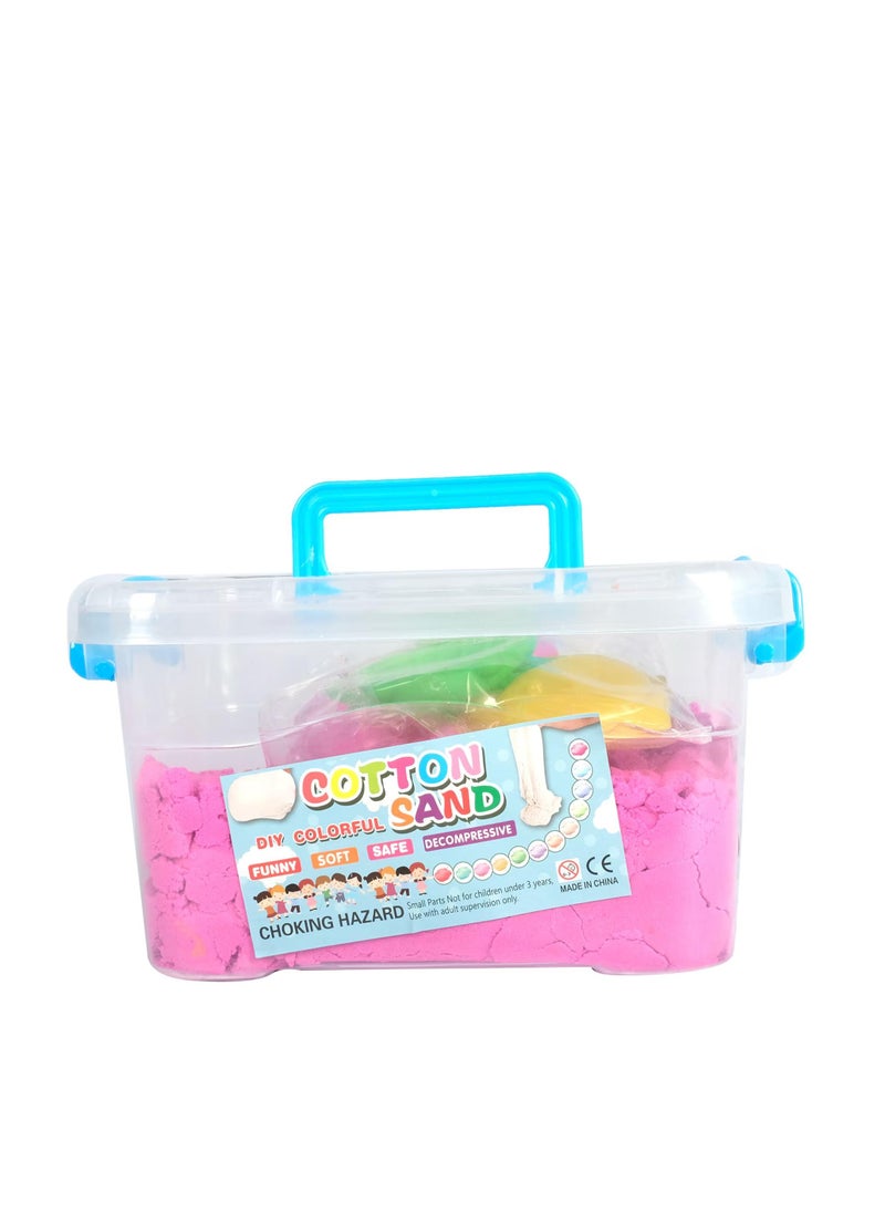 Play Cotton Sand with Moulds Toy Kit