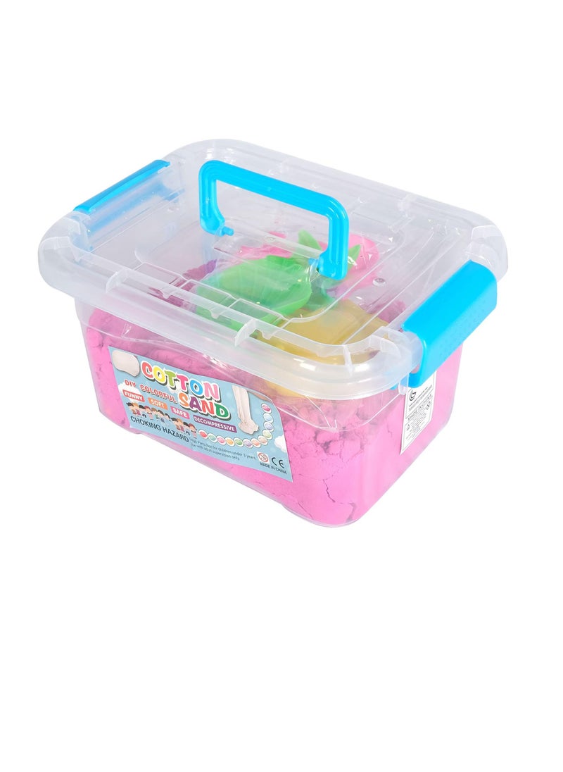 Play Cotton Sand with Moulds Toy Kit