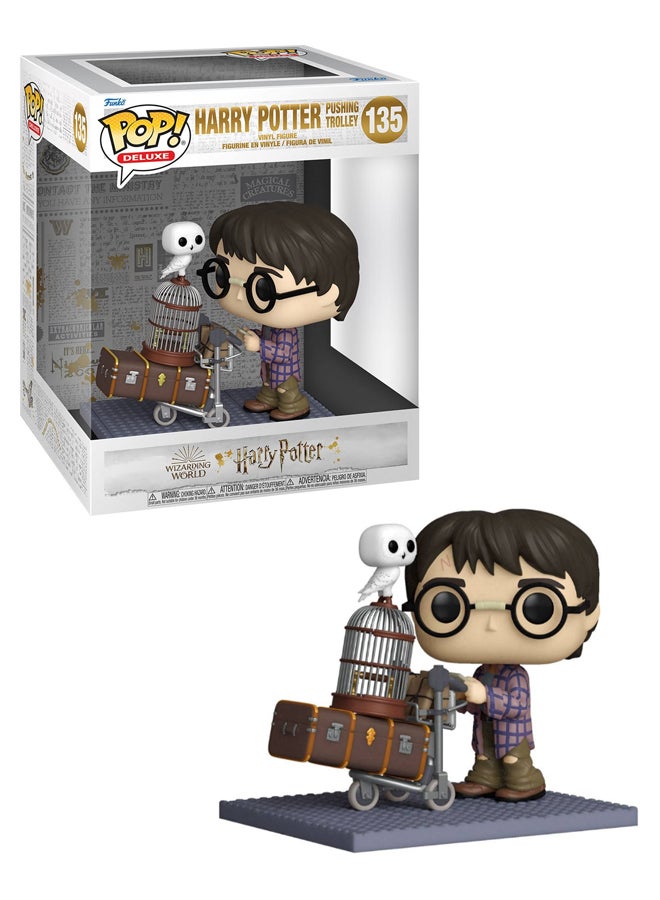 Harry Potter Pushing Trolley Statue 3.75inch