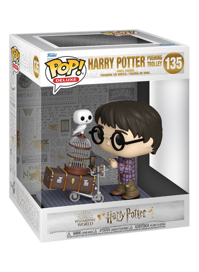 Harry Potter Pushing Trolley Statue 3.75inch