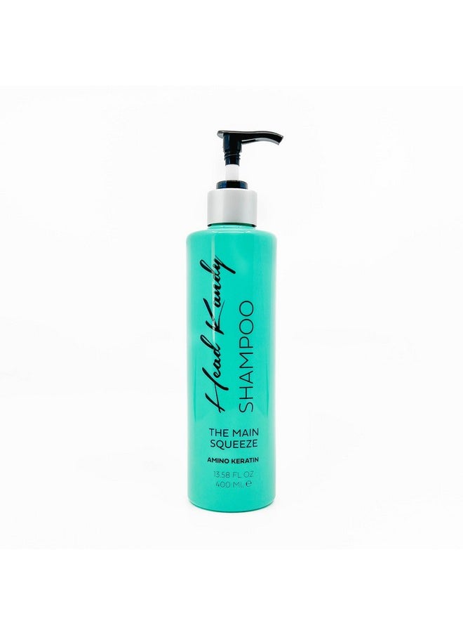 The Main Squeeze Aminokeratin Shampoo (12 Oz.) Enriched Treatment For Moisturizing Damaged Hair Color Safe All Hair Types
