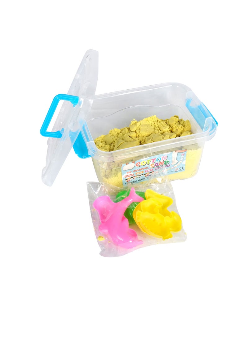 Creative Playtime with Cotton Sand Complete Kit for Sensory Fun and Imaginative Building Adventures